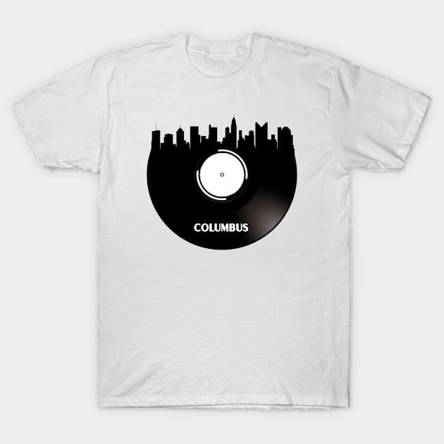 Columbus Ohio Vinyl T-Shirt by Ferrazi